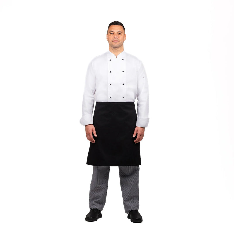 Waist Apron With Pocket Black