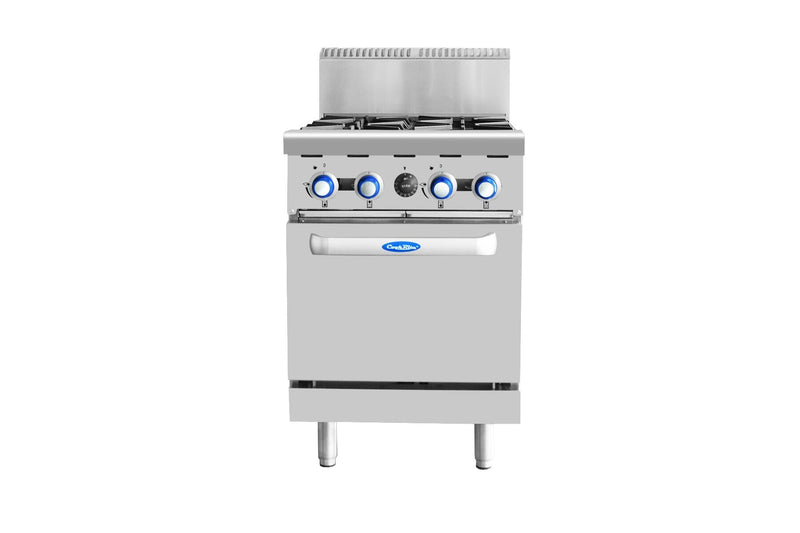 Cookrite 4 Gas Burner with Oven (NG or LPG)