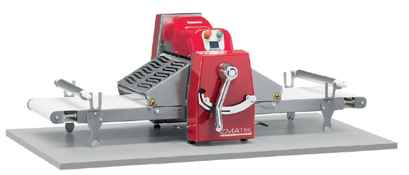 ZMATIK SHB60B100 Bench Model Reversible Dough Sheeter - 600mm wide Belts