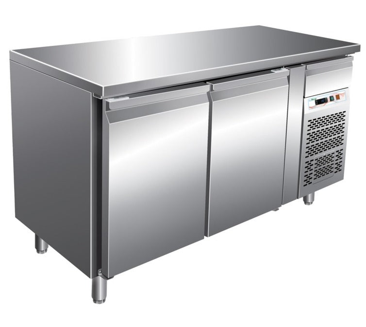 Forcar GN2100TN - 2 Door s/s Counter Chiller GN 1/1