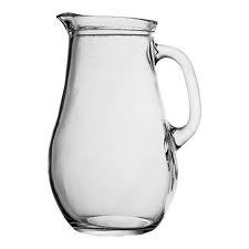 Bistro Water Jug 1 Litre (ctn 6)